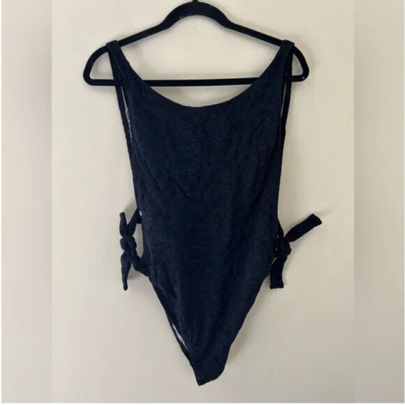Free People Free-est NWOT black one piece swim suit size XL - Picture 3 of 13
